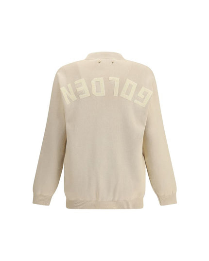 Golden Goose Cream Cotton Cardigan