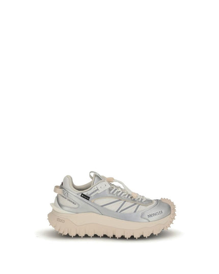 Moncler Cream Calf Leather Bos Taurus Athletic Sneakers