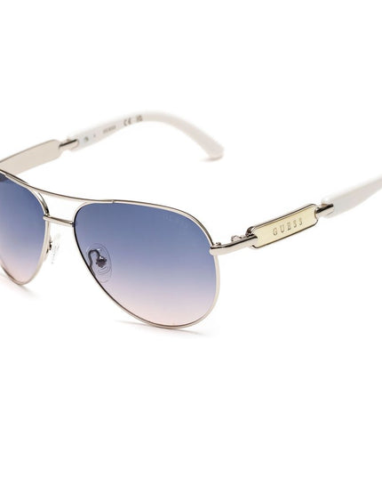 Guess Gray Metal Sunglasses