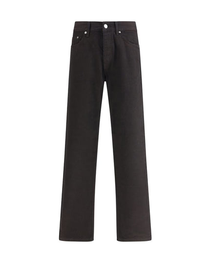 Sunflower Black Cotton Relaxed Fit Jeans