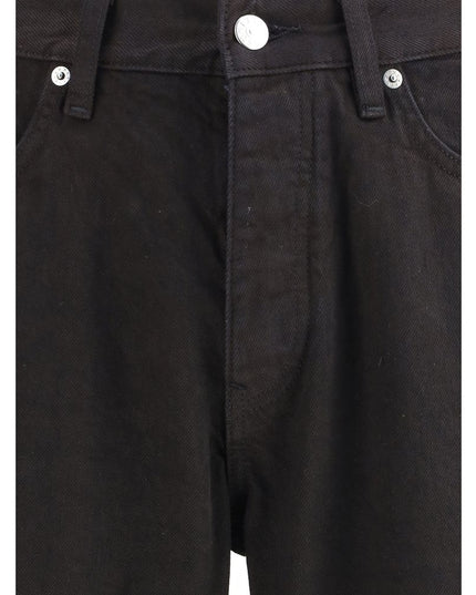 Sunflower Black Cotton Relaxed Fit Jeans