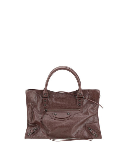 Balenciaga Brown Calf Leather Bos Taurus Shoulder Bag