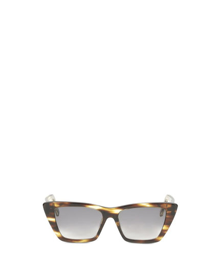 Saint Laurent Gray Acetate Sunglasses
