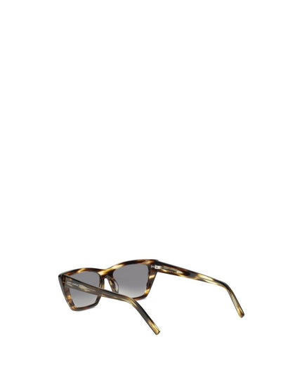Saint Laurent Gray Acetate Sunglasses