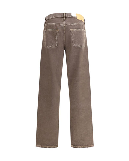Sunflower Brown Cotton Relaxed Fit Jeans