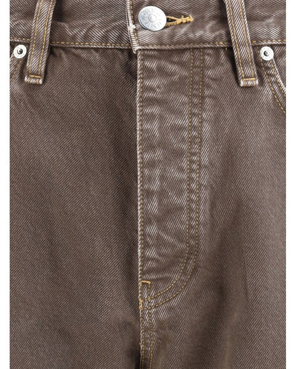 Sunflower Brown Cotton Relaxed Fit Jeans