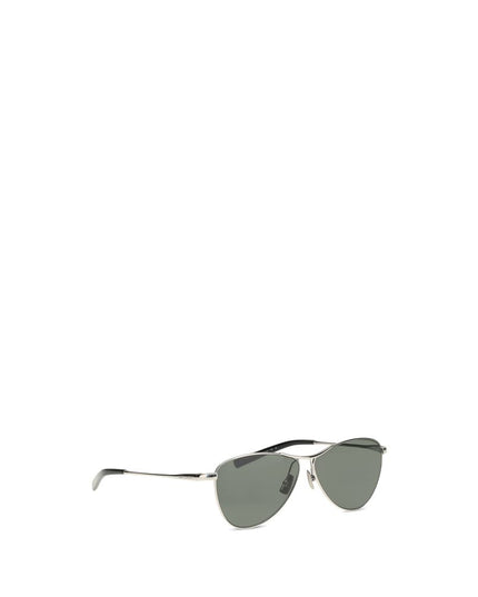 Saint Laurent Silver Metal Sunglasses