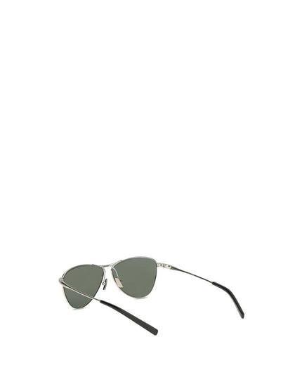 Saint Laurent Silver Metal Sunglasses