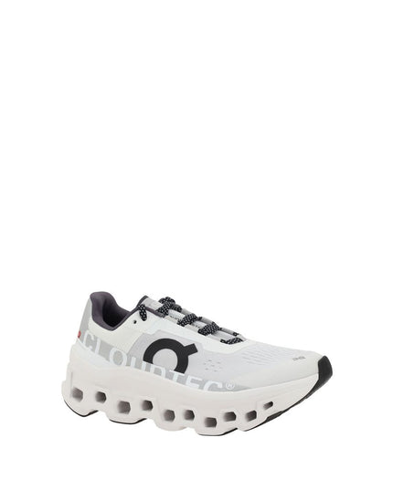 ON White Polyester Athletic Sneakers