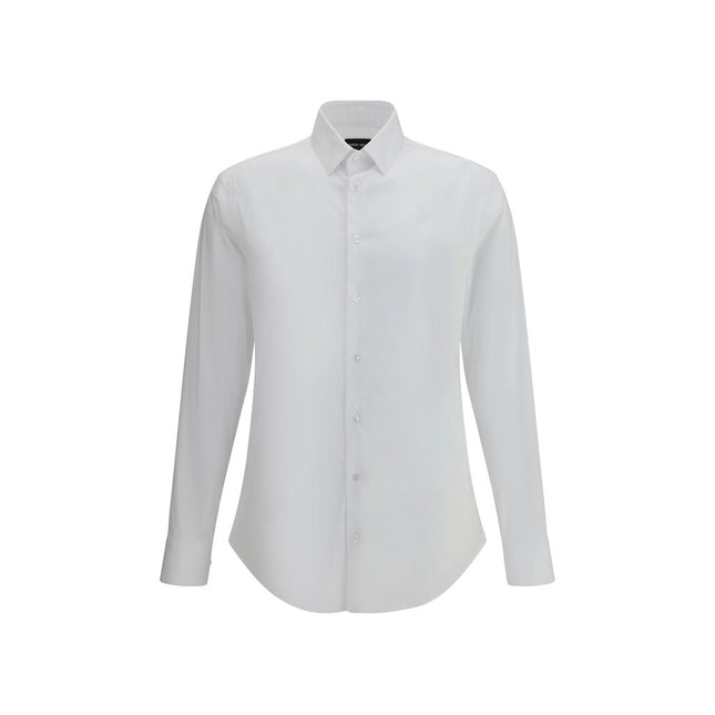 Giorgio Armani White Cotton Dress Shirt