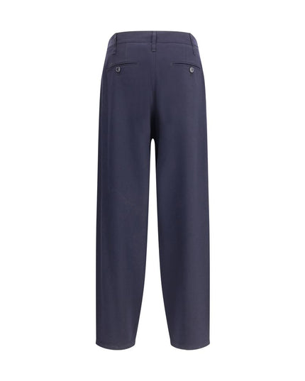 Giorgio Armani Lightweight wool cloth single-dart Pants