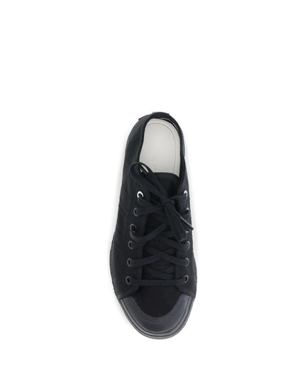Y-3 Black Fabric Athletic Sneakers