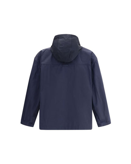 Thom Browne Blue Polyester Shell Jacket