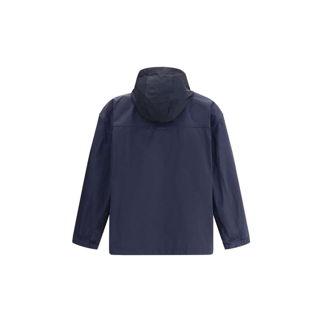 Thom Browne Blue Polyester Shell Jacket
