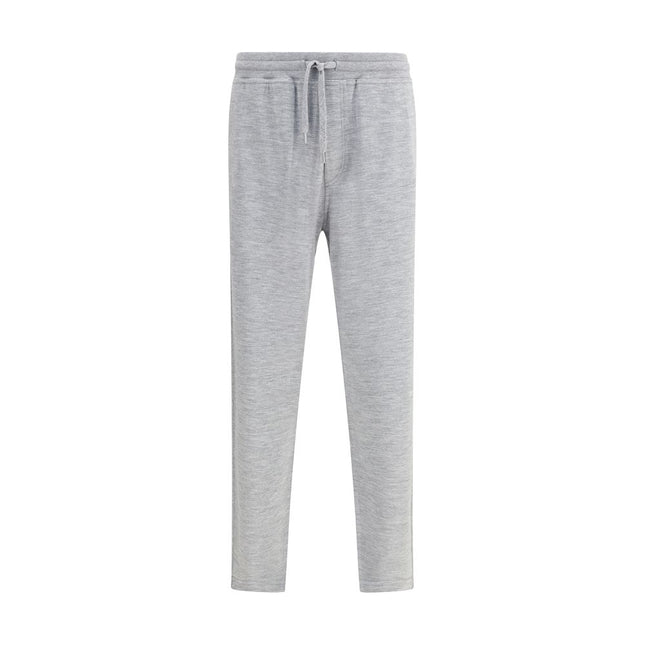 Brunello Cucinelli Gray Cashmere Athletic Pants