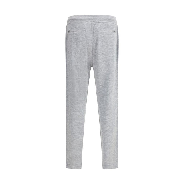 Brunello Cucinelli Gray Cashmere Athletic Pants