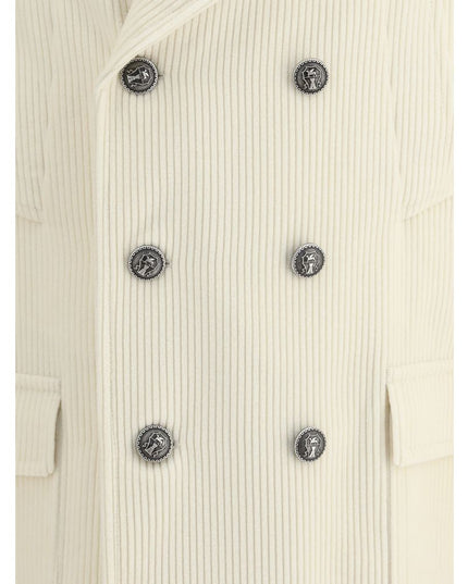 Brunello Cucinelli Cream Cashmere Coat