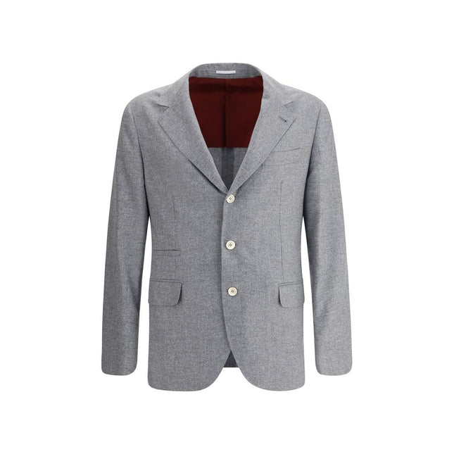 Brunello Cucinelli Gray Cashmere Clothing