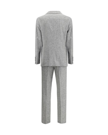 Brunello Cucinelli Gray Wool Two-Piece Suit