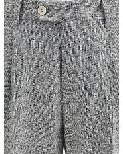 Brunello Cucinelli Gray Wool Two-Piece Suit