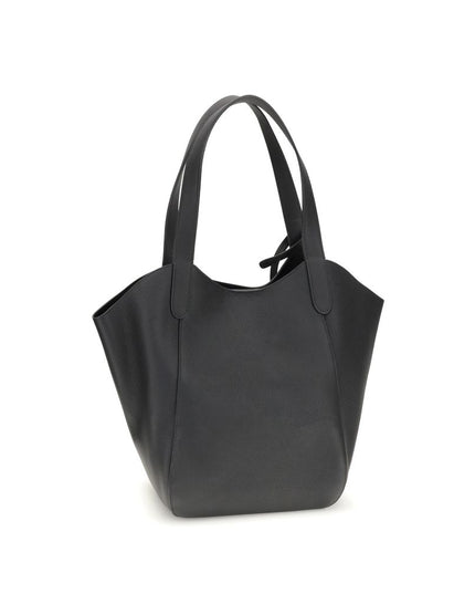 Giorgio Armani Black Calf Leather Bos Taurus Handbag