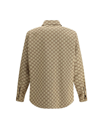 Gucci Brown Cotton Jackets And Coat