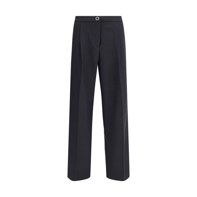 Cruna Black Polyester Casual Pants