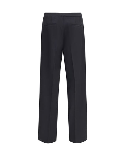Cruna Black Polyester Casual Pants