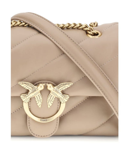 PINKO Multicolor Calf Leather Bos Taurus Shoulder Bag