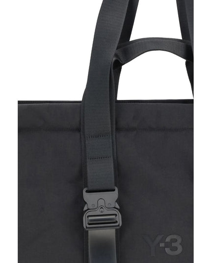 Y-3 Black Nylon Shoulder Bag