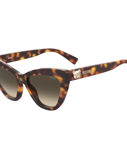 Moschino Brown Acetate Sunglasses
