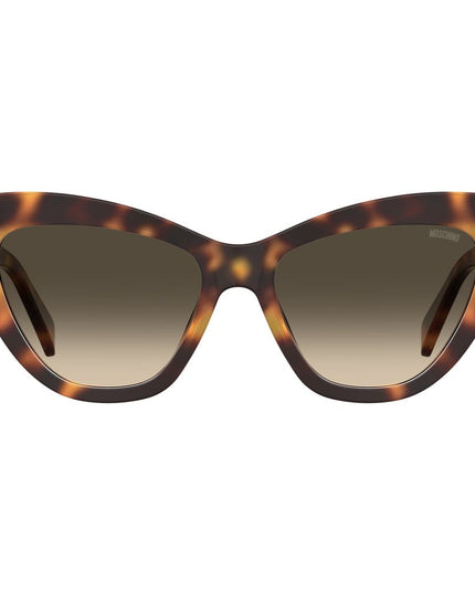 Moschino Brown Acetate Sunglasses