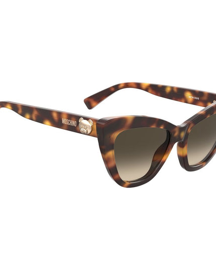 Moschino Brown Acetate Sunglasses