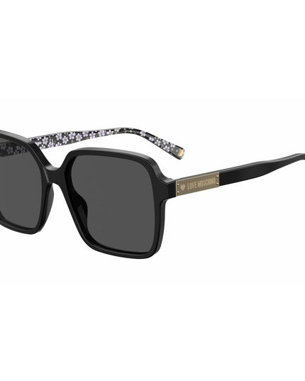 Love Moschino Black Acetate Sunglasses