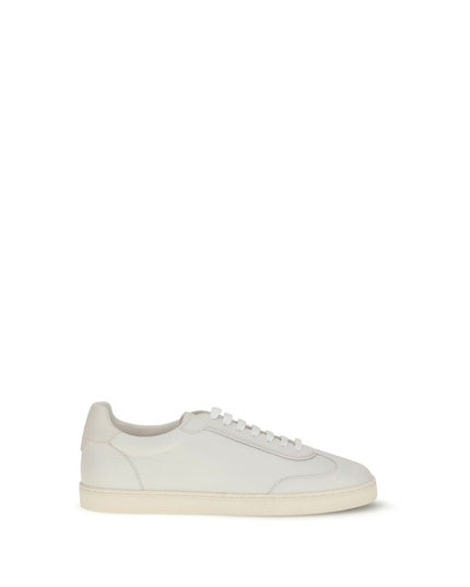 Brunello Cucinelli White Rubber Low Top Sneakers