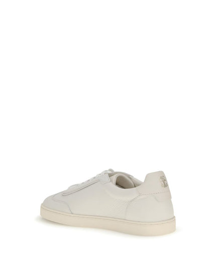 Brunello Cucinelli White Rubber Low Top Sneakers