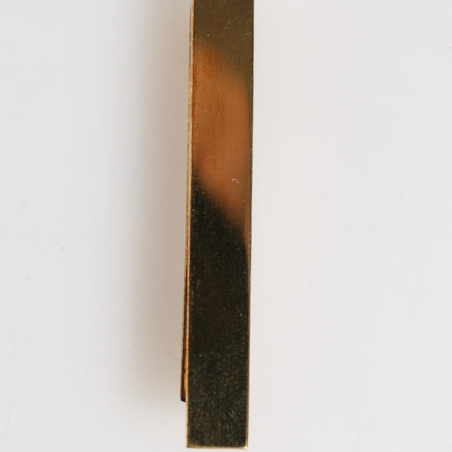 Dolce & Gabbana Gold Tone Brass Logo Branded Men Accessory Tie Clip Bar