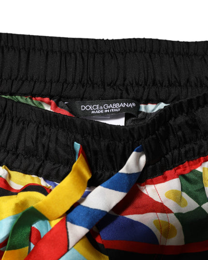 Dolce & Gabbana Multicolor Sicilian Carretto Shorts Swimwear