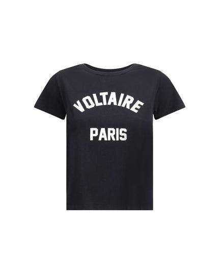 Zadig & Voltaire Black Cotton T-Shirt
