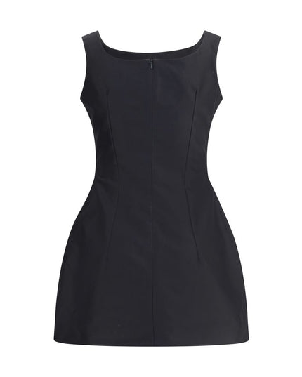 Magda Butrym Black Cotton Cocktail Dress