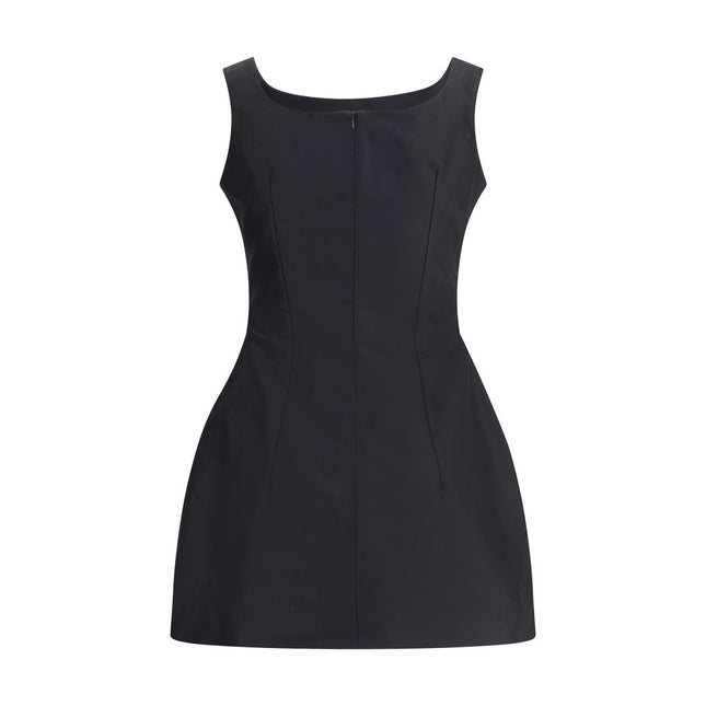Magda Butrym Black Cotton Cocktail Dress