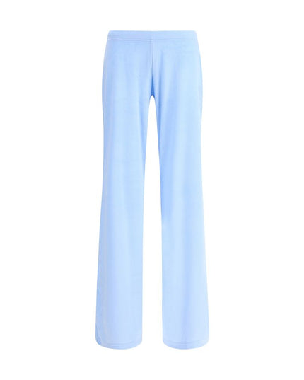 Balenciaga Light Blue Triacetate Casual Pants