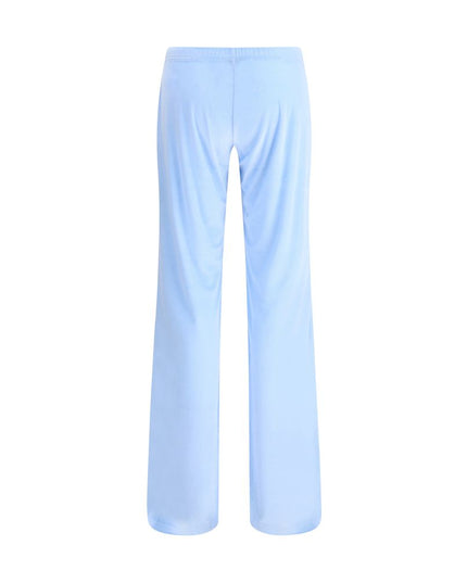 Balenciaga Light Blue Triacetate Casual Pants