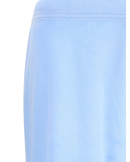 Balenciaga Light Blue Triacetate Casual Pants