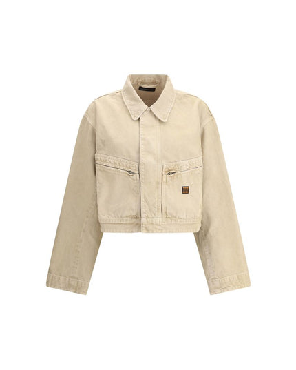 Balenciaga Beige Cotton Denim Jacket