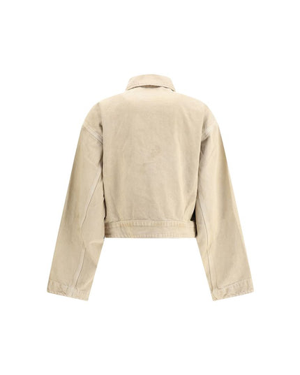 Balenciaga Beige Cotton Denim Jacket
