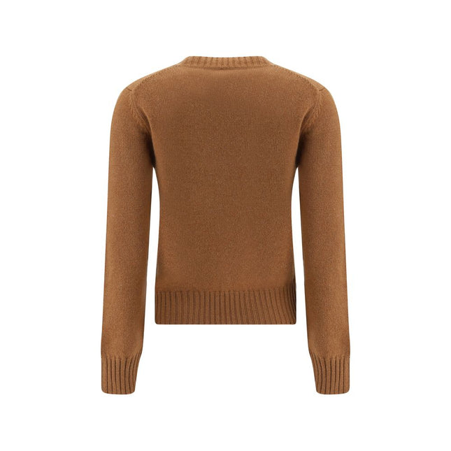 Ami Paris Brown Cashmere Sweatshirt