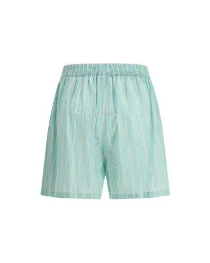 Balenciaga Green Copper Bermuda Shorts