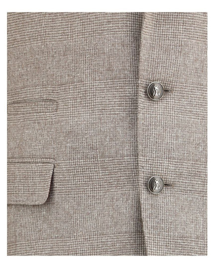 Brunello Cucinelli Beige Silk Two-Piece Suit