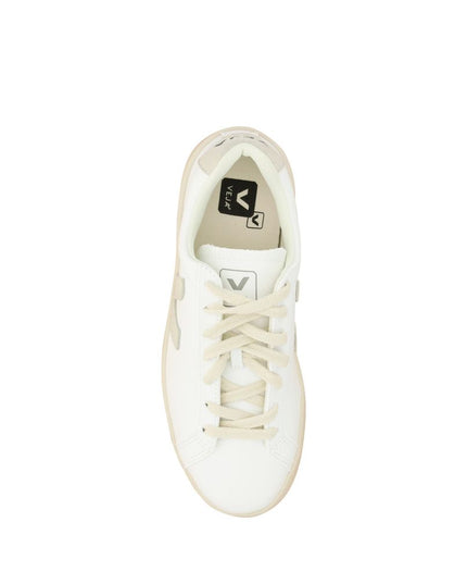 Veja White Rubber Low Top Sneakers